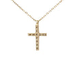 Bespoke 14ct Yellow Gold Diamond Necklace & Pendant Set 0.11ct