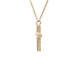 Bespoke 14ct Yellow Gold Diamond Necklace & Pendant Set 0.11ct