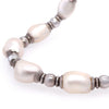 Bespoke Sterling Silver Freshwater Pearl Necklace 47.9g