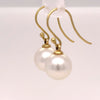 Paspaley 18ct Yellow Gold Shepherd Hook Earrings 6.34g