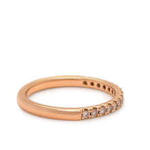 Load image into Gallery viewer, Bespoke 18ct Rose Gold Diamond Wedding Band 0.22ct