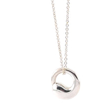 Load image into Gallery viewer, Tiffany &amp; Co. Sterling Silver Elsa Peretti Eternal Circle Pendant Necklace 4.11g