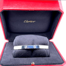 Load image into Gallery viewer, Cartier 18ct White Gold LOVE Cuff Bracelet 27.7g