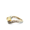 argyle diamonds 18ct White & Yellow Gold Diamond Ring Set 2.34ct