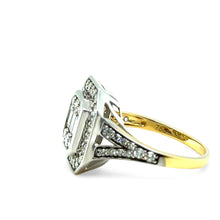 Load image into Gallery viewer, 18ct Yellow and White Gold Diamond Ring 1.00ct 4.9g