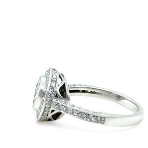 18ct White Gold Diamond Ring 1.00ct 5.4g