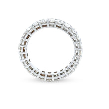 Load image into Gallery viewer, 18ct White Gold Oval Diamond Eternity Ring 3.45ct