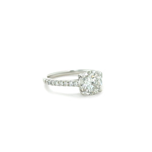 DCLA 18ct White Gold Diamond Engagement Ring 1.57ct