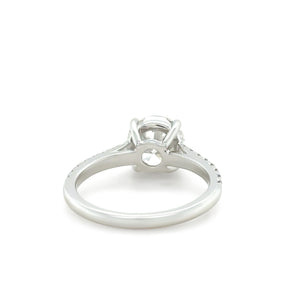 DCLA 18ct White Gold Diamond Engagement Ring 1.57ct