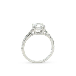DCLA 18ct White Gold Diamond Engagement Ring 1.57ct