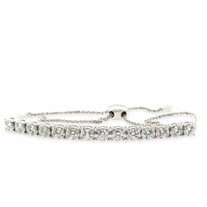 House of K Dor 18ct Gold Diamond Tennis Tassel Bracelet – 1.32ct