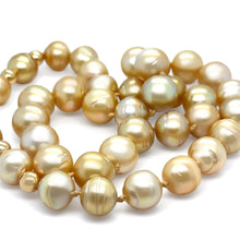 Load image into Gallery viewer, South Sea Pearl Golden Pearl Necklace 75.8g