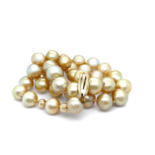 Load image into Gallery viewer, South Sea Pearl Golden Pearl Necklace 75.8g