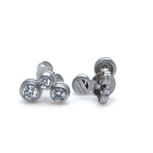 Load image into Gallery viewer, Tiffany &amp; Co. Platinum Diamond Bubble Earrings 0.70ct 4.1g