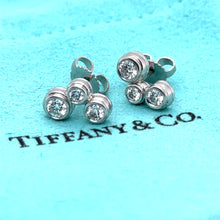 Load image into Gallery viewer, Tiffany &amp; Co. Platinum Diamond Bubble Earrings 0.70ct 4.1g