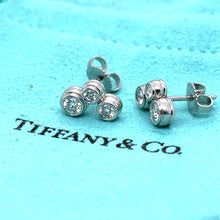 Load image into Gallery viewer, Tiffany &amp; Co. Platinum Diamond Bubble Earrings 0.70ct 4.1g