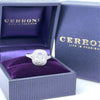 Cerrone 18ct White Gold Double Halo Cushion Cut Diamond Ring 2.27ct