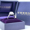 Cerrone 18ct White Gold Double Halo Cushion Cut Diamond Ring 2.27ct