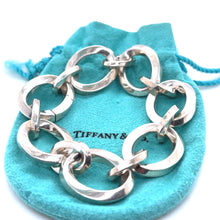 Load image into Gallery viewer, Tiffany &amp; Co. Sterling Silver Vintage Oval Link Bracelet 88g