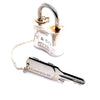 Tiffany & Co. Sterling Silver 1837 Padlock Key Chain 52.54g
