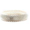 Tiffany & Co. Sterling Silver Somerset Mesh Weave Bangle Bracelet 55g