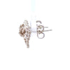 Tiffany & Co. Sterling Silver Vintage Twist Rope Bow Ribbon Earrings 2g