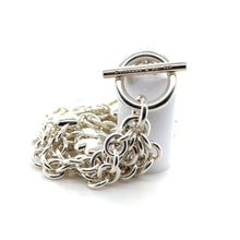 Load image into Gallery viewer, Tiffany &amp; Co. Sterling Silver 5-Strand Puffed Heart Bracelet 95.62g
