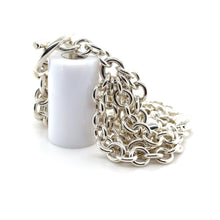Load image into Gallery viewer, Tiffany &amp; Co. Sterling Silver 5-Strand Puffed Heart Bracelet 95.62g