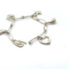 Tiffany & Co. Sterling Silver Elsa Peretti Five-Charm Bracelet 17.08g