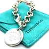 Tiffany & Co. Sterling Silver Return to Tiffany Circle Tag Bracelet 37g