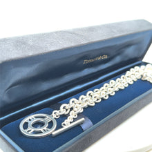 Load image into Gallery viewer, Tiffany &amp; Co. Sterling Silver 2003 Atlas Roman Numeral Toggle Necklace 56g