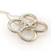 Tiffany & Co. Sterling Silver Elsa Peretti Quadrifoglio Pendant Necklace 7g