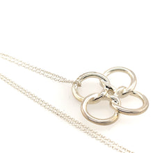 Load image into Gallery viewer, Tiffany &amp; Co. Sterling Silver Elsa Peretti Quadrifoglio Pendant Necklace 7g