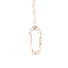 Load image into Gallery viewer, Tiffany &amp; Co. Sterling Silver 1837 Oval Loop Pendant Necklace 13.21g