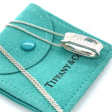 Load image into Gallery viewer, Tiffany &amp; Co. Sterling Silver 1837 Oval Loop Pendant Necklace 13.21g