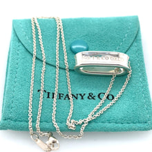 Load image into Gallery viewer, Tiffany &amp; Co. Sterling Silver 1837 Oval Loop Pendant Necklace 13.21g
