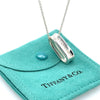Tiffany & Co. Sterling Silver 1837 Oval Loop Pendant Necklace 13.21g
