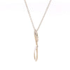 Tiffany & Co. Sterling Silver Elsa Peretti Small “G” Alphabet Pendant Necklace 2.53g