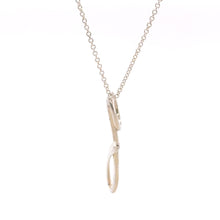 Load image into Gallery viewer, Tiffany &amp; Co. Sterling Silver Elsa Peretti Small “G” Alphabet Pendant Necklace 2.53g