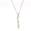 Tiffany & Co. Sterling Silver Elsa Peretti Small “G” Alphabet Pendant Necklace 2.53g