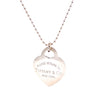 Tiffany & Co. Sterling Silver Heart Tag Necklace 29.8g