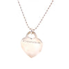 Tiffany & Co. Sterling Silver Heart Tag Necklace 29.8g