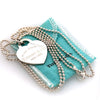 Tiffany & Co. Sterling Silver Heart Tag Necklace 29.8g