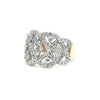 14ct Yellow & White Gold Diamond Ring 1.30ct 6.5g