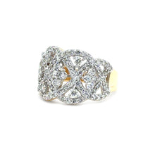 Load image into Gallery viewer, 14ct Yellow &amp; White Gold Diamond Ring 1.30ct 6.5g