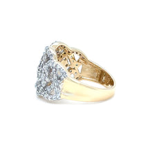 Load image into Gallery viewer, 14ct Yellow &amp; White Gold Diamond Ring 1.30ct 6.5g