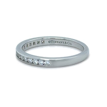 Load image into Gallery viewer, Tiffany &amp; Co. Platinum Diamond Wedding Ring 0.23ct 3.2g