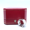 Cartier 18ct White Gold Tank Française Ring 14.81g
