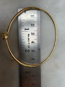Tiffany & Co 18ct Yellow Gold Elsa Peretti Elongated Teardrop Bangle 14.13g