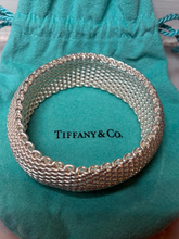 Load image into Gallery viewer, Tiffany &amp; Co. Sterling Silver Somerset Mesh Weave Bracelet 116g